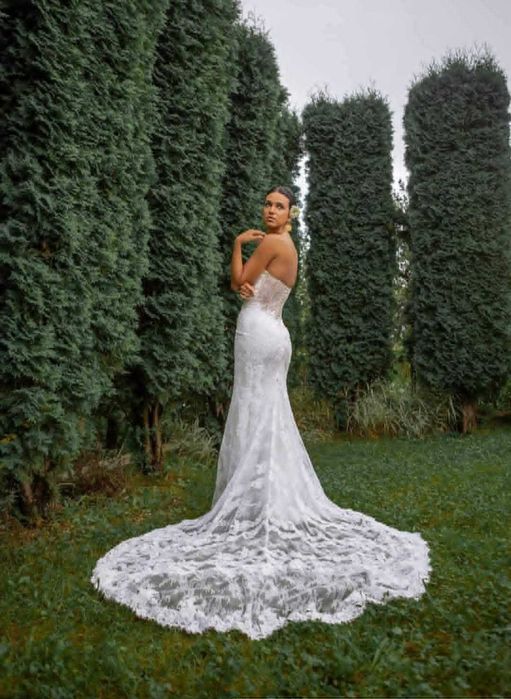 Rochie de mireasă Natalia Vasiliev – Alb – Mărime S