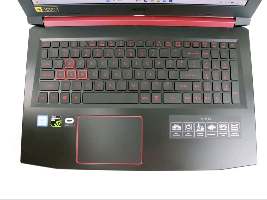 Laptop Acer Nitro 5 I5 8300H, 8Gb Ram, Gtx 1050Ti, 256Ssd+ 1Tb Hdd