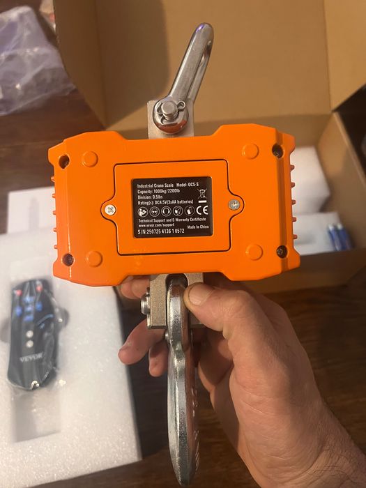 Кранова Везна 1 тон Vevor с дистанционно