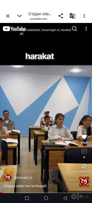 Ingiliz tili va matematika o'qituvchi kerak