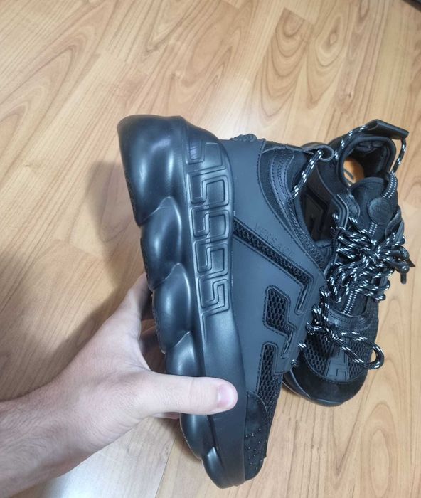 Versace Chain Reaction - Triple Black 40-44