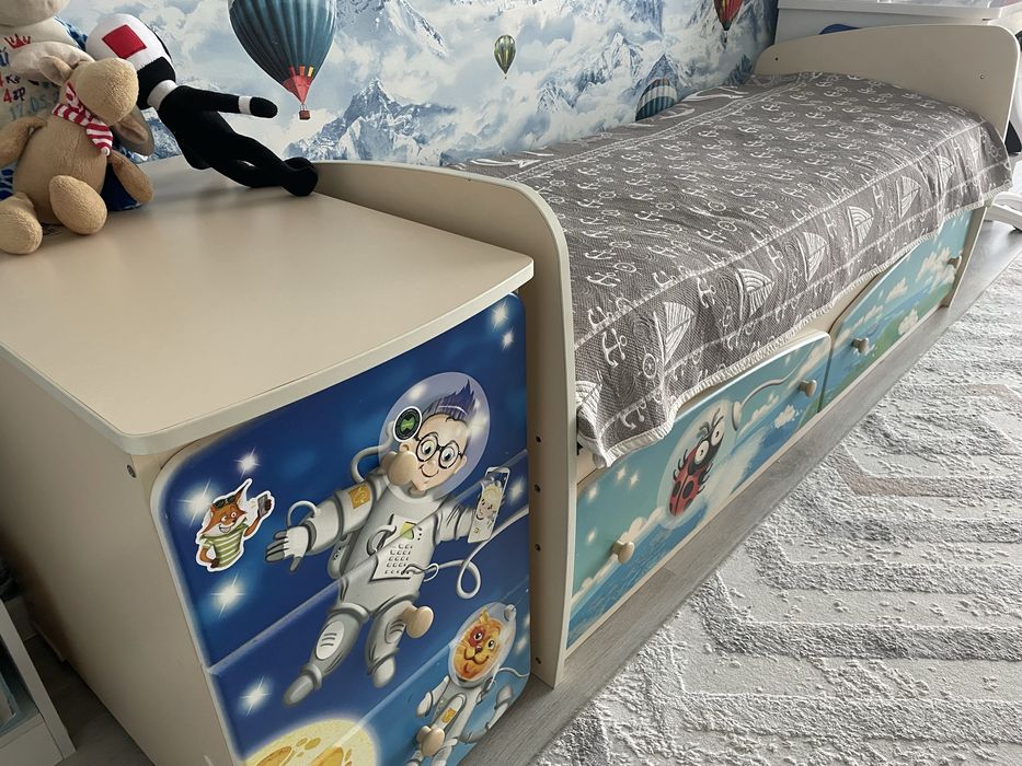 Детская кровать, трансформер до 7-лет