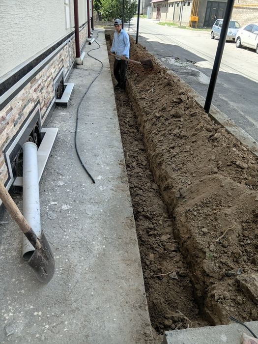 Канализация Водопровод тортиш. Делаем Канализация Водопровод. Копаем т