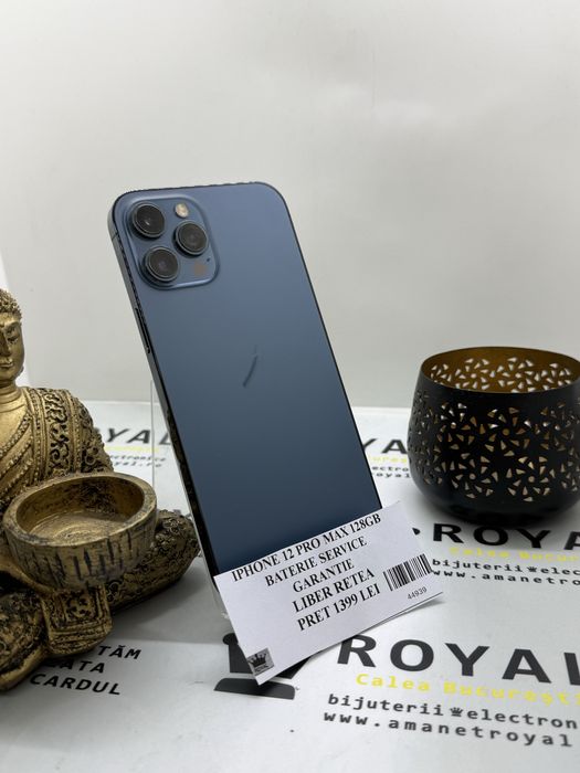 Amanet ROYAL : Iphone 12 Pro Max 128 GB / Liber Retea/Garantie
