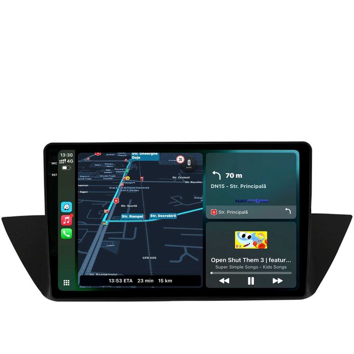 Navigatie Android Dedicata BMW X1 E84 (2012-2018), BT, Wi-Fi, Carplay