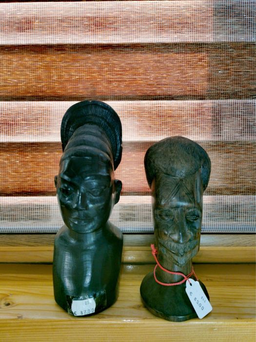 Фигура дървена глава африканска скулптура етно изкуство Кения Банту