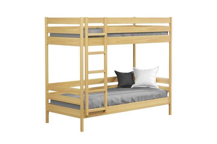 Деревянная кровать двухъярусная