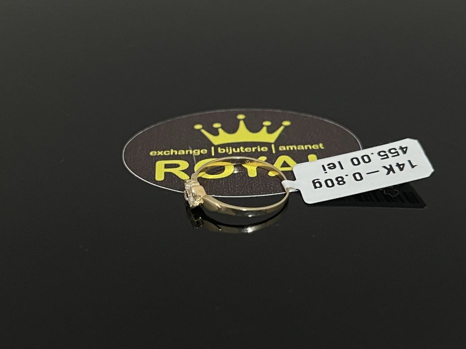 Bijuteria Royal CB : Inel dama aur nou 14k 0,80gr