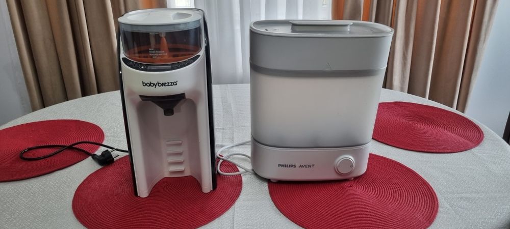 Baby brezza espresor lapte si sterilizator philips avent