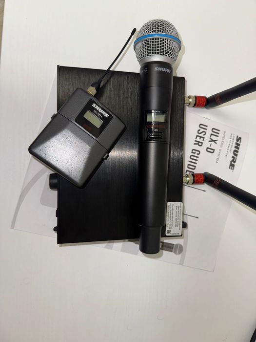 Shure ULX-D24 / Beta58, sistem wireless (set complet bodypack)