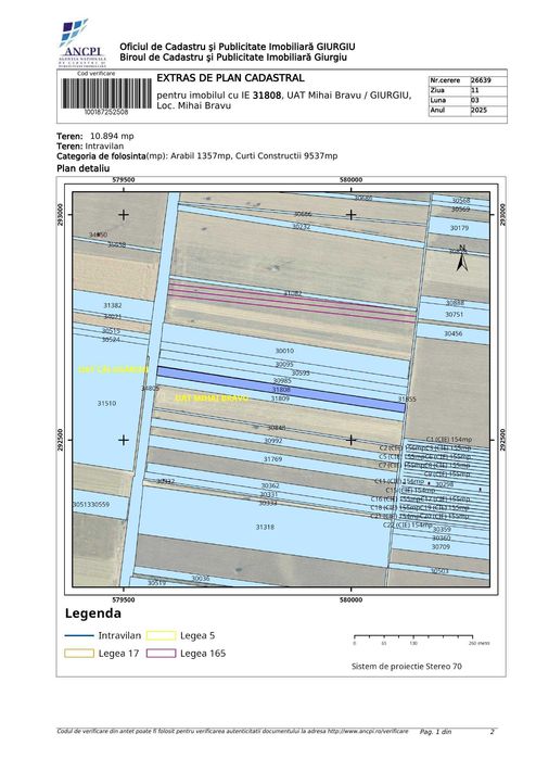 Teren intravilan-ideal amplasare/investitie panouri fotovoltaice