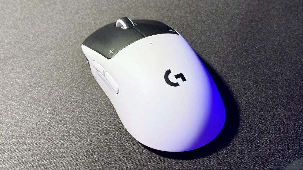 Mouse Gaming Wireless LOGITECH Pro X2 SuperStrike, 44000 dpi, alb