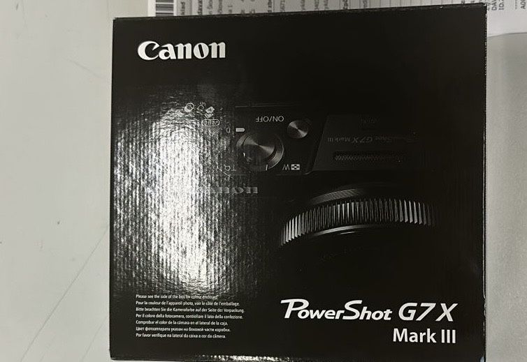 Камера Canon G7X mark III