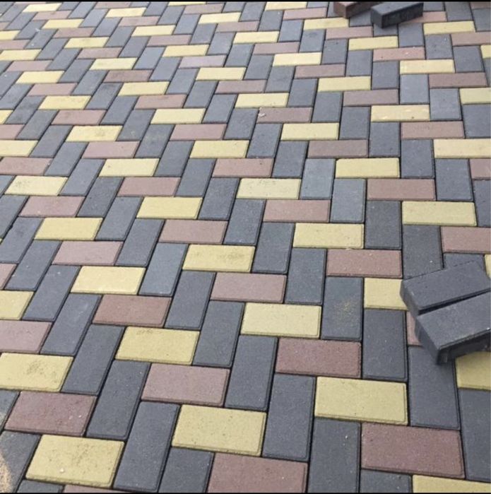 Вибро Прессованная брусчатка