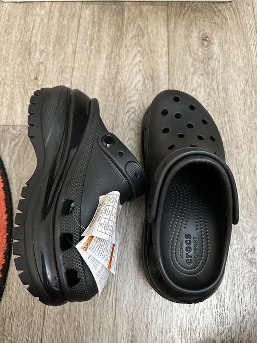 Crocs на высокой подошве