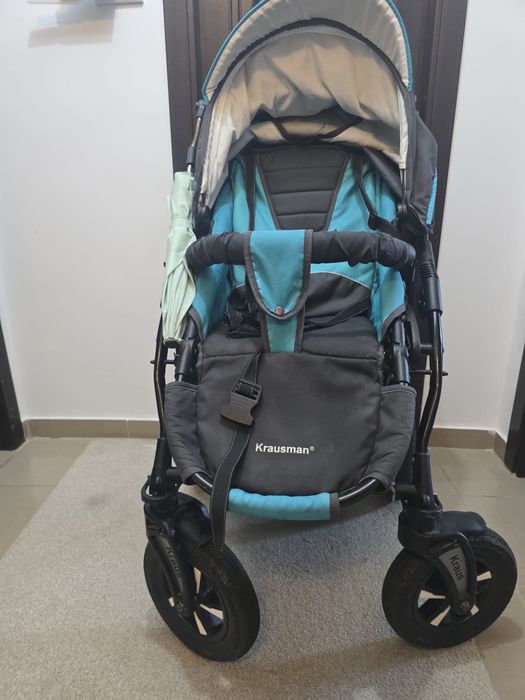 Carucior 3 in 1 Kraus Clasic Turqoise – Krausman