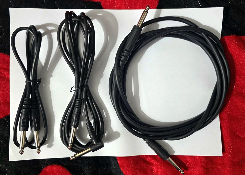 Cablu audio Jack 6,3 / Jack 6,3 Mono diferite lungimi