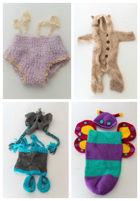 Recuzita foto - costumase crosetate newborn