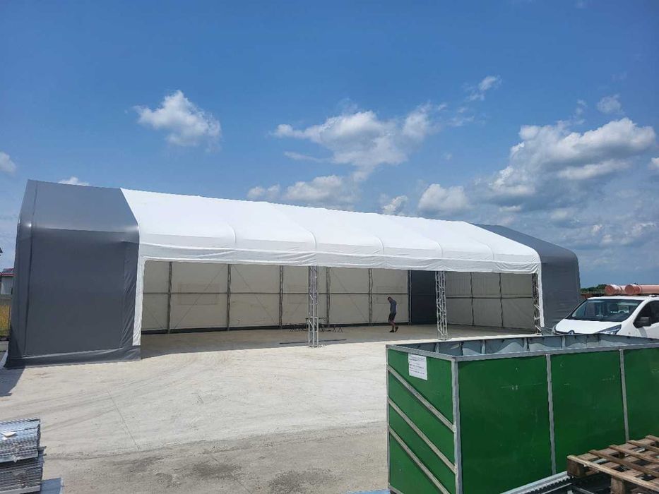 Cort pentru depozitare 10x12,2x6,1 m,hala din otel zincat,indsutrial