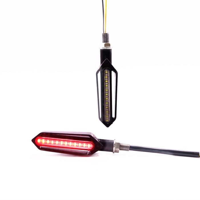 SET 4 Semnalizari Secventiale Moto DRL Stop MODEL NOU Led Atv