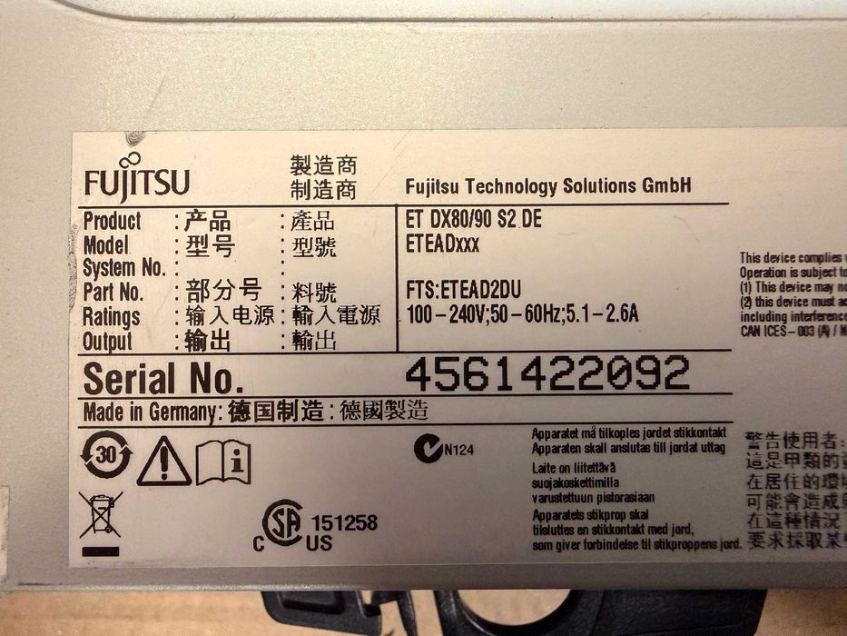 Fujitsu Eternus DX80/90 S2 DE 12x 3.5" SAS Storage сторидж