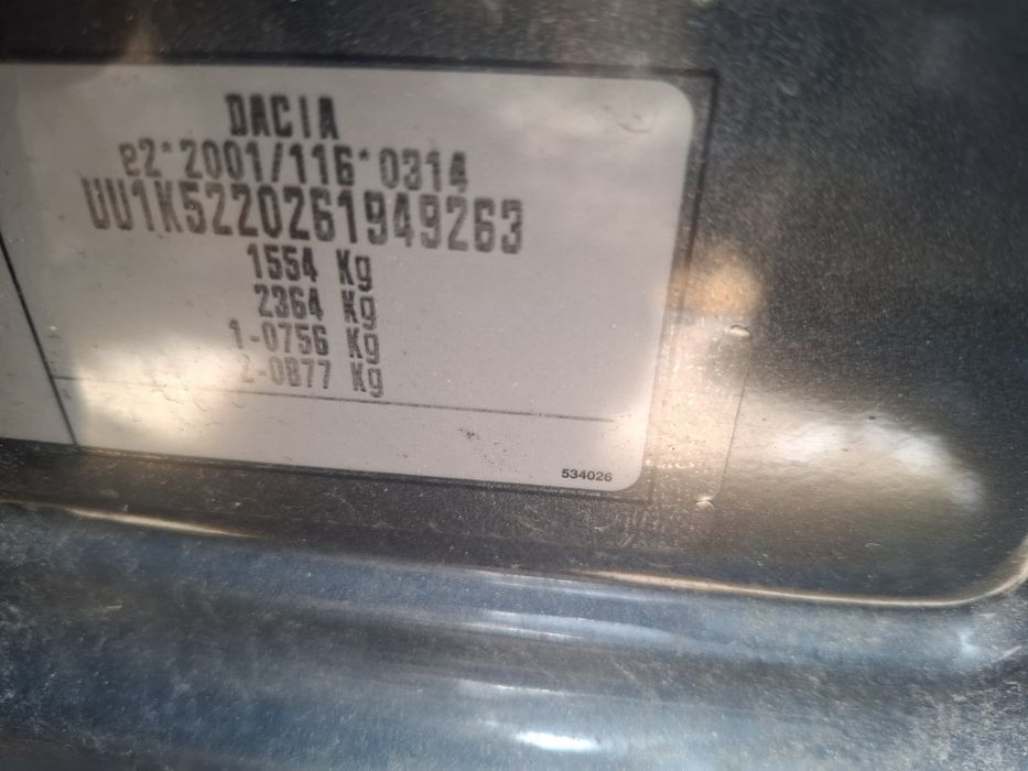 Vând motor 1.0sce 999Sce Dacia 1000Sce