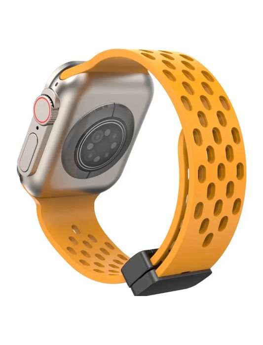 Incarcator Cablu Curea Silicon Magnetic cu Gauri Ceas Apple Watch