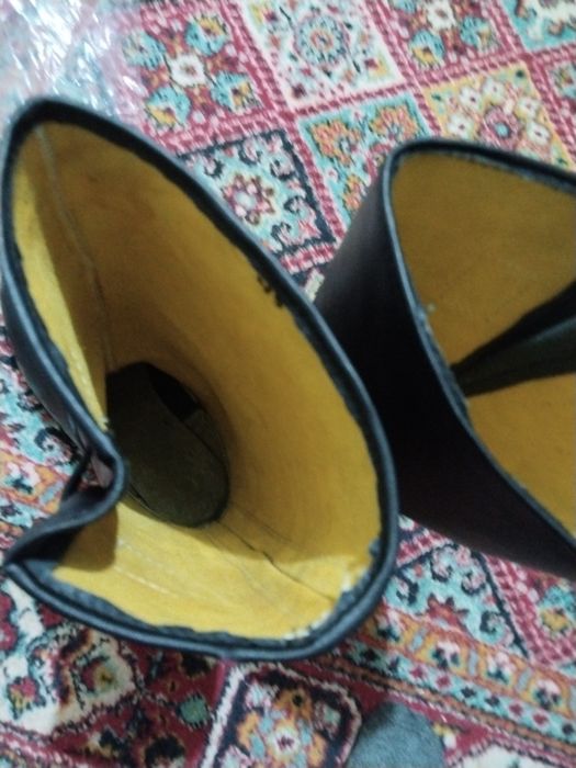 Хромовые офицерские сапоги