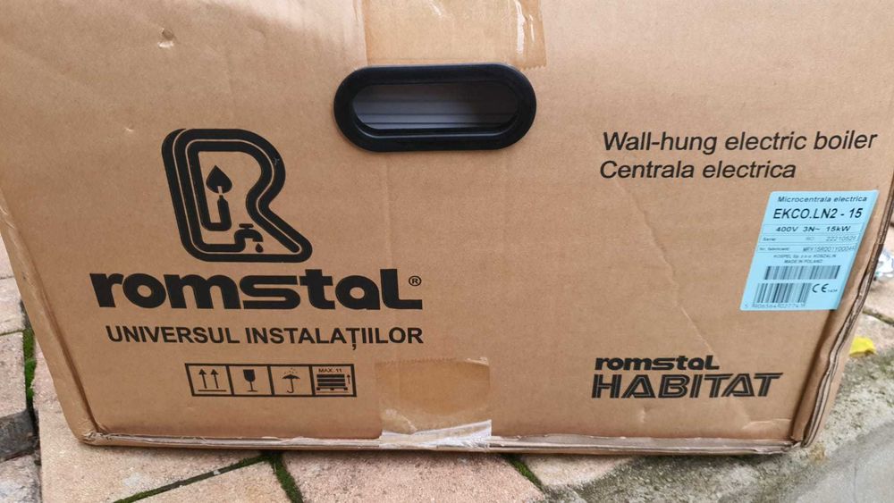 Centrala electrica Romstal EKCO.LN2-15 , noua in ambaj