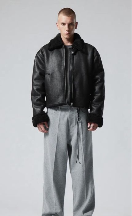 Уникално яке WEEKDAY  sim shearling.XL-XXL