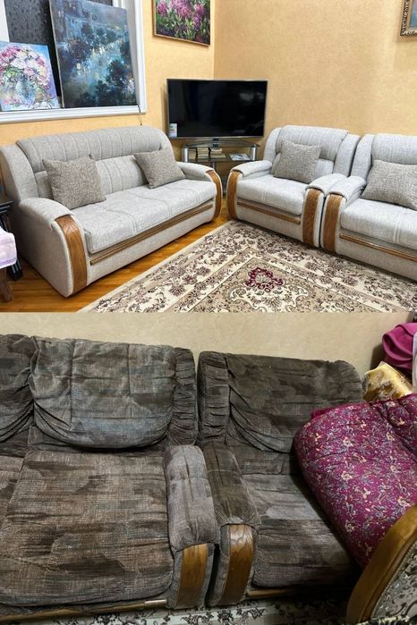 Реставрация мягкий мебели