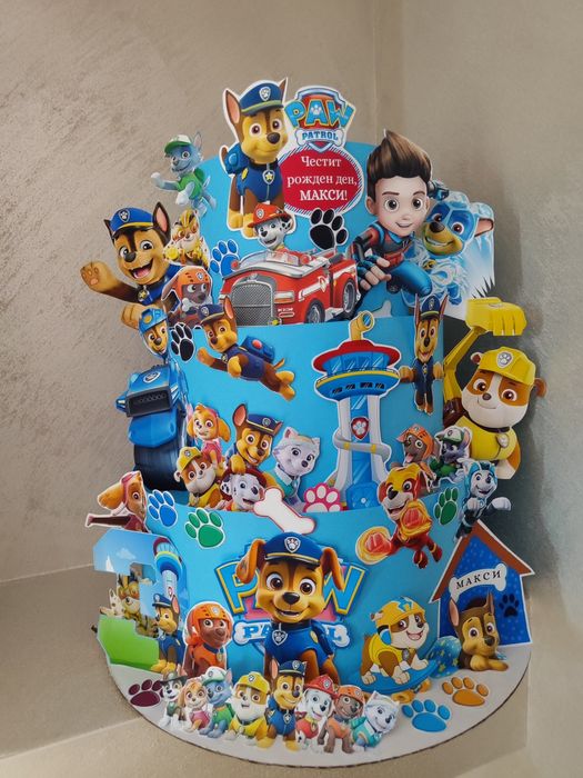 Бутафорна торта на 4 етажа