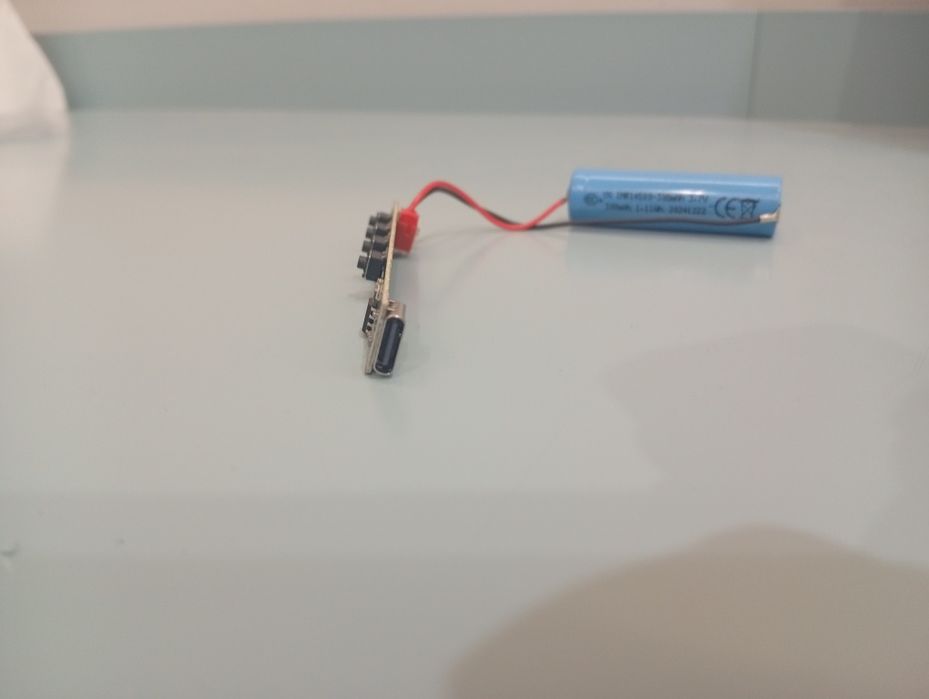 Самодельный разобранный модуль питания.  Разъём USB-C