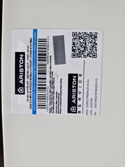 Ariston Care Premium 24 Piese de schimb