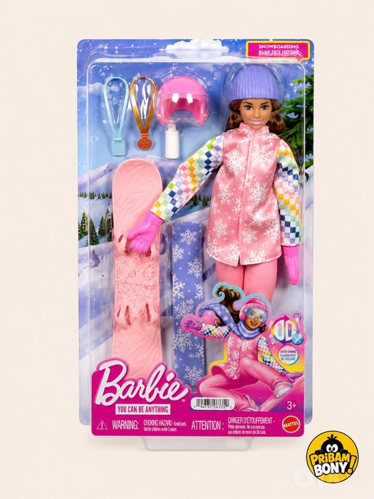 Кукла Barbie Snowboarding Mattel сноубордистка оригинал