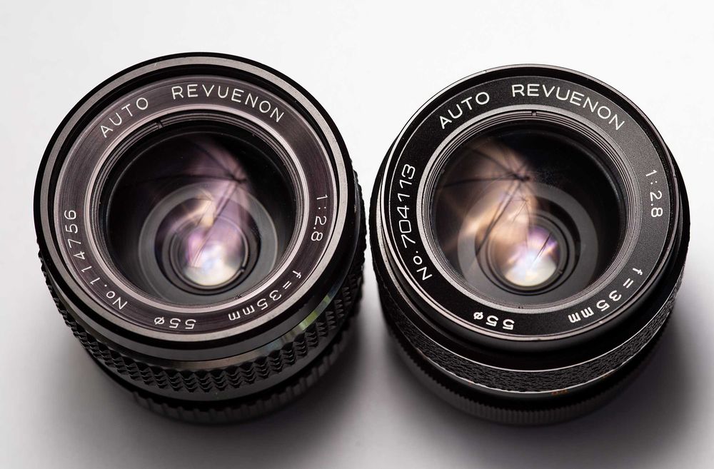 обективи М42 -  Auto Revuenon 35/2.8 и Pentacon 50/1.8