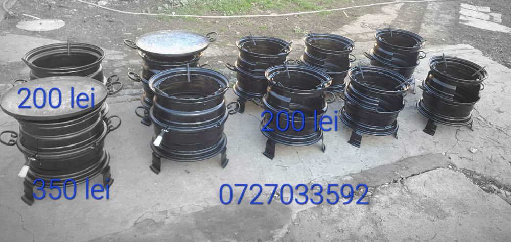 Pirostrie/Sobită cu usită pentru ceaun, taler sau gratar