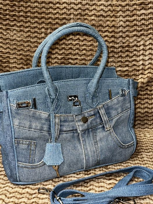 Сумка Birkin Denim Lux (jeans pocket)