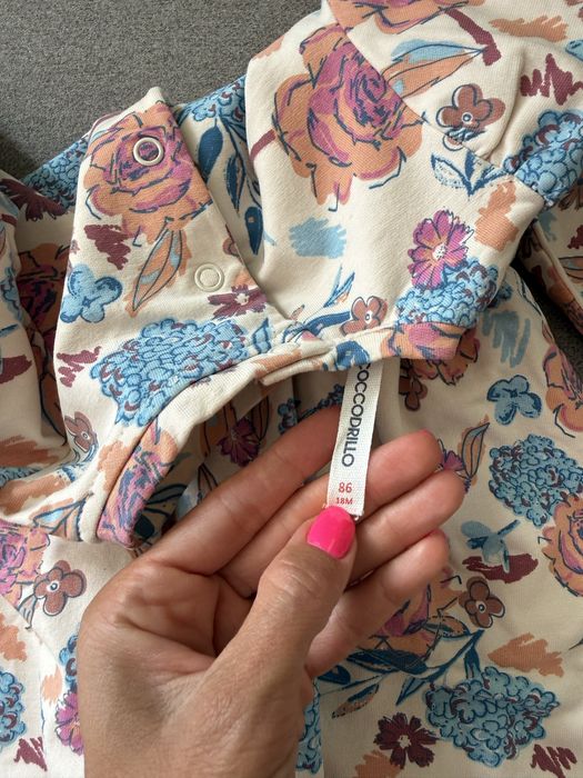 Цветна есенна детска рокля, нова