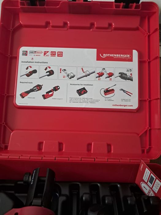 Mașină presare fitinguri nouă rothenberger romax.