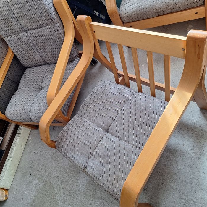 Set fotolii structura lemn