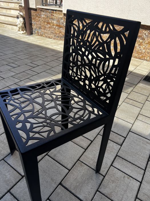 Set masa metal + scaune - exterior