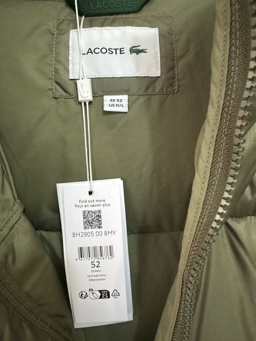 Мъжко яке Lacoste - US  M/L,    FR 52