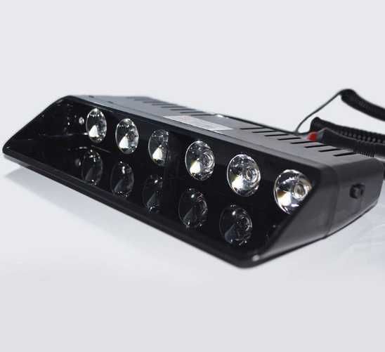 Сигнална лампа за полицейска стъкло 6 LED блиц лед лампа