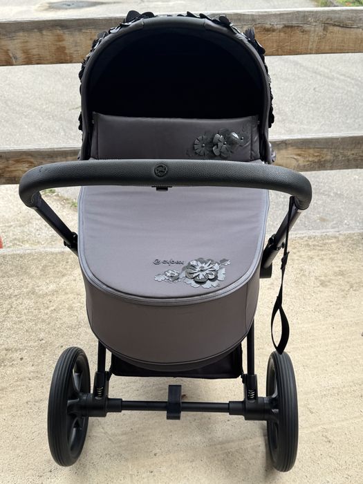 Cybex Priam Simply Flowers Grey 2 în 1