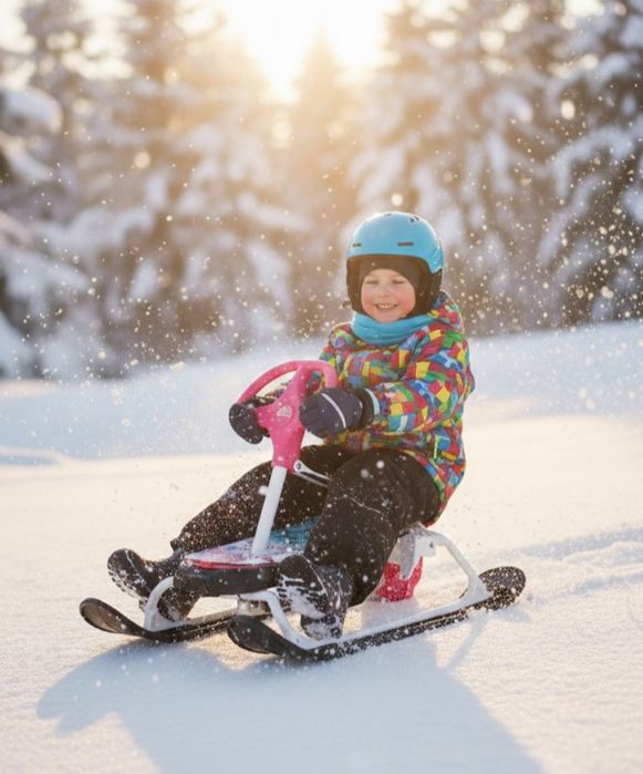 Продам детский снегокат - санки оригинал