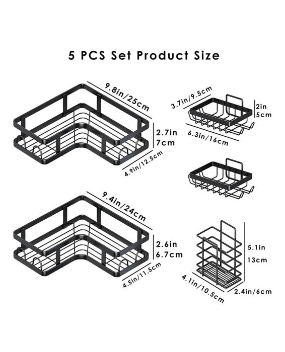 Полки для ванной настенные