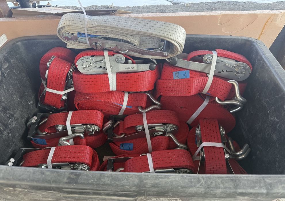 Стяжные ремни и трещетки с Европы