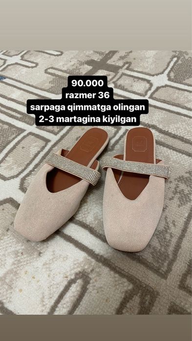oyoq kiyimla 36 razmer