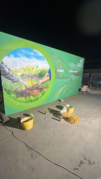 Профессиональный художник. Мурал. Роспись стен.